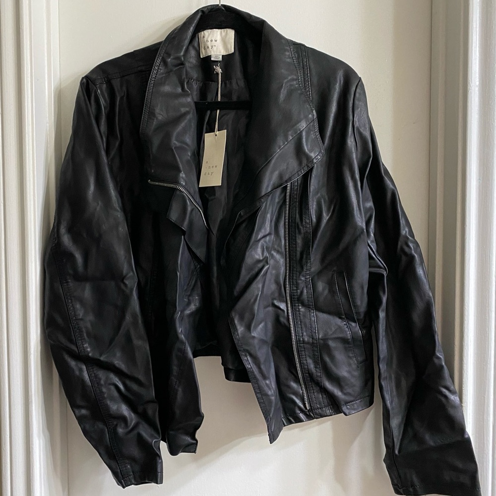 Black Pleather Jacket